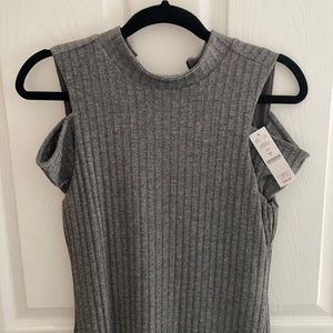 Fitted Gray Dress small